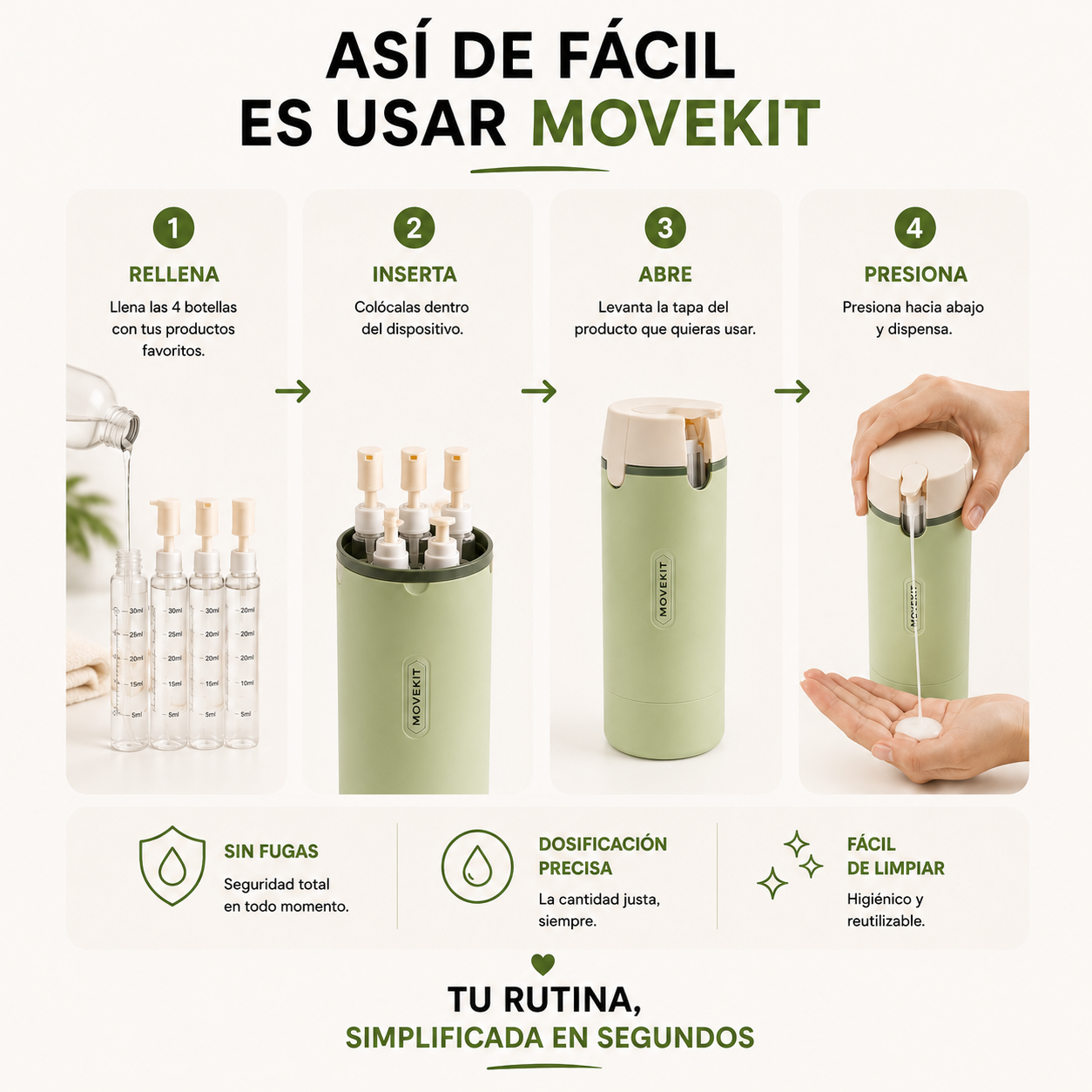 MoveKit™Cápsulas 4 en 1